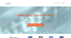 Desktop Screenshot of dare-devil.com
