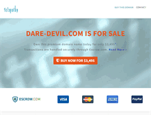 Tablet Screenshot of dare-devil.com